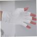 GOOHOCHY 1 Pair UV Gloves UV protection gloves nail gloves sun gloves girls glove summer sunblock gloves summer beach gloves Gel Manicures Glove gel manicure gloves for UV protection 19.5x8cm White - Buy Online on GoSupps.com