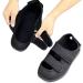 WCXTY Adjustable Diabetic Slipper for Arthritis & Swollen Feet - Size 9.5 Black - Buy Online on GoSupps.com