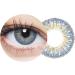 Buy Suum Eyecolors Blue Colored Contact Lenses | Monthly 30-Day Wear | Starch-Free Serenity Blue Lenses - Buy Online on GoSupps.com