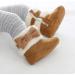 RVROVIC Baby Boys Girls Plush Winter Snow Boots - Bowknot Anti-Slip Fleece Infant Boots (Brown, 6-12 Months) - Buy Online on GoSupps.com