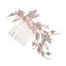 Beatifufu Bridal Comb Wedding Hair Comb Bridal Rhinestone Hair Comb Bridal Hair Comb Bride Hair Comb Bridesmaid Hair Comb Wedding Hair Accessory Crystal Hair Comb
