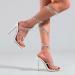 Shop XTZYGLFD Summer Luxury Rhinestone Ankle Wrap Stiletto Heel Sandals for Women - White 4.5 UK Narrow - Buy Online on GoSupps.com