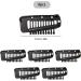Tabanzhe 6 Metal Wig Clips with Safety Pin - Multipurpose Clips for Hair Extensions Chunni Dupatta Hijab and Tikka Setting Adding Versatility to Your Hair Accessories Collection Black - Buy Online on GoSupps.com