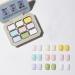 Creamy Colorful Nail Polish Set Nine-Square Grid Solid Gel Glue Nail Polish Glue Set Long Lasting Solid Nail Polish Palette (4)