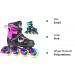 GIEMIT Adjustable Inline Skates for Ages 3-6 & 5-8 Kids | Outdoor Roller Skates with Light up Wheels for Girls Boys Beginners | Pink Medium - Buy Online on GoSupps.com