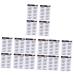 FOMIYES 16 Pcs Eyebrow Stickers Waterproof Stickers 6d Eyebrows Eyebrow Stencils Shaping Transfer Stickers