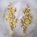 Gold Sequin Lace Embroidery Appliques for Wedding Dress/Sewing - Pair of SEMCICOR Patches - Buy Online on GoSupps.com