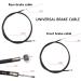 JJEIGVJ 1 Pair Bike Brake Cable Set - Front and Rear Brake Wires for Road and Common Bike (BLACK) - Buy Online on GoSupps.com