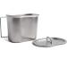 Goetland Stainless Steel US Army Canteen Cup with Lid - 0.85QT | GI Style - Buy Online on GoSupps.com
