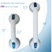 2 Packs Shower Grab Bar Suction Cup for Bathroom and Showers 16 inch Shower Safety Hand Rail No Drill Balance Bar for Bathroom Suitable for Seniors Elderly Handicap (1 white 16inch) 1 White 16inch - Buy Online on GoSupps.com