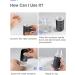 Kingsmile Nano Mist Sprayer - Portable Mini Facial Mister for Hydrating Skin and Eyelash Extensions - 1oz Visual Water Tank - Black - Buy Online on GoSupps.com