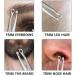 FOMIYES Stainless Steel Nose Hair Remover Set | Facial Hair Clippers & Brow Razor - Precision Nose Hair & Ear Wax Removal - Buy Online on GoSupps.com