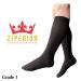 Ziperior Closed Toe 15-20 mmHg Compression Calf Inside Leg Zipper Socks - Black 3X-Large - Buy Online on GoSupps.com