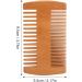 Doublesided beard comb avoid static wide teeth wooden beard comb portable size for all hair types - Buy Online on GoSupps.com