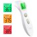 Femometer Forehead Thermometer for Adults Kids Non Contact Infrared Thermometer Digital Baby Thermometers Body Temperature Thermometer(All White)