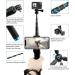 AFAITH Aluminum Alloy Selfie Stick for GoPro, Insta360, DJI OSMO Action - Waterproof Handheld Monopod with Stable Tripod - Buy Online on GoSupps.com