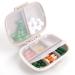 Sibba Pillen-Organizer Box Case Container 1 piece of travel size cute daily Medicine Personal storage.