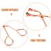SEWACC Eyelash Curler No Pinching Mini Lash Curler Inner Corner Outer Corner Precision Lash Curl Up Tool Makeup Eyelash Curling Tool for Dramatic Lash Look Rose Gold - Buy Online on GoSupps.com