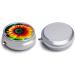Travel Pill Box Organizer - 3 Compartment Rainbow Sunflower Case for Purse & Pocket - Buy Online on GoSupps.com