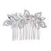 Ipetboom Silver Hair Clip Pearl Hair Comb Gold Headpiece Wedding Hair Combs Bridal Headdress Bridal Comb Wedding Hair Accessory Hair Combs for Pearl Hair Barrettes Bride Rose Accessories