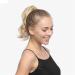 Ponytail Extensions Short Hairdos Clip on Curly Women's Ponytail Extension Synthetic Wavy Superb Shaggy Hair Claw Ponytails Hairpiece for Women(#613) 14inches #613