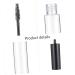 Beavorty 3 Sets Mascara Tube Funnel Mascara Sample Containers Clear Lash Mascara DIY Mascara Plastic Black - Buy Online on GoSupps.com