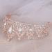 CURASA Sparkling Crystal Crown - Beautiful Tiara for Women and Girls in Rose Gold - Buy Online on GoSupps.com