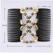 Shop TOSSPER Pearl Hair Combs & Elastic Clips - Stretchable Double Clips for DIY Hair Styling | Women's & Girls' Accessories in Black - Buy Online on GoSupps.com