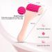 Silicone Fascia Muscle Roller - Portable Cellulite Massager for Muscle Relief - Deep Tissue Massage Stick for Neck, Arm, Leg, Back - Hot Pink - Buy Online on GoSupps.com