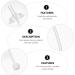 UPKOCH 4pcs Transparent Silicone Bottle Straws | Replacement Drinking Teats & Feeding Accessories for Babies | Durable & Safe Silicone Straw Set - Buy Online on GoSupps.com