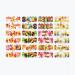 dijiusidy Nails Stickers Fashion Maple Leaf Pumpkin Decals Manicure Tools Sliders Decor Adhesive Fruit Elements Decorations 1212 A1201 A1201 1212