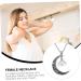ifundom Delicate Neck Jewelry Cutout Moon Necklace Vintage Decor Yoga Ornament Dainty Necklace Romantic Necklace Pendant Lotus Flower Decor - Buy Online on GoSupps.com