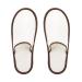 Frcctre 15 Pairs Non-Slip Disposable Spa Slippers for Women & Men - Beige/Brown Edge - Buy Online on GoSupps.com