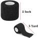 KISEER 15 Pack Black Self Adhesive Bandage Wrap Rolls - 2 x 5 Yards Elastic Cohesive Tape for Sports Injury Support - Buy Online on GoSupps.com