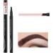 4 Tip Eye Brow Pencils - Eyebrow Contouring Sweatproof Pencil Young Girls Beauty Products for Gathering Working Traveling Dating Home Wynott 1#brown - Buy Online on GoSupps.com