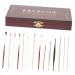Lurrose 1 Set Ear Picking Kit Cleaning Kit Camera Cleaning Kit Earbud Cleaner Ear Wax Remover Pick Goose Ear Pick Stick Ear Scoop Ear Picks Ear Wax Cleaning Tools Home Earpicks Red