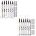 Beavorty 12 Pcs Red Eyeliner Pencil Liquid Eyeliner Colored Colorful Eyeliner Pen Cosmetic Template Make up