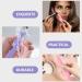FOMIYES 2pcs Silicone Beauty Ruler Makeup Stencil Facial Tool Lash Tools Masks Spoon Eyebrow Trimming Cream - Buy Online on GoSupps.com