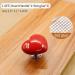 Creative Cabinet Handle Toilet Press Button Manicure Protection Heart Shaped Punch Free Bathroom Kitchen Accessories S1 - Buy Online on GoSupps.com