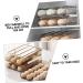 UPKOCH Food Containers 1pc egg storage box refrigerator containers Deviled Egg Tray Auto Scrolling Down Holder multi-layer Eggs Storage Tray - Buy Online on GoSupps.com