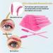 150ML Eyelash Extension Cleanser Kit with 2 Brushes and 50 Mascara Wands - Oil-Free Eyelid Foaming Cleanser for Lash Bath and Extension Shampoo (Rose) - Buy Online on GoSupps.com