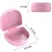 Solid Pink Orthodontic Retainer Cases - Set of 2 | Retainer Holder - Buy Online on GoSupps.com