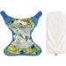Close Pop-in Bamboo Newborn Cloth Nappy - Soft & Absorbent, Reusable with Parrot Print - Aplix Fastener - Buy Online on GoSupps.com