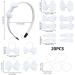 Bekecidi 20 Pieces Bow Hair Accessories Set Bow Hairpin Bow Hair Clips Bow Rubber Band Bow Headband for Girls Kids (White) - Buy Online on GoSupps.com