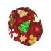 Happy Christmas Printed Waterproof Shower Cap for Women - Fits All Head Sizes and Hair Textures - Buy Online on GoSupps.com