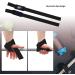 BEAST RAGE Weight Lifting Straps - Padded Wrist Support for Gym Bodybuilding - Non Slip Dumbbell Bar Wraps for Power Deadlift - Advanced Grips for Heavy Duty Exercise - Black - Buy Online on GoSupps.com