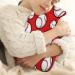 Sports Ball Heat Bottle with Fluffy Cover - 2L Cozy Baseball Pain Relief for Back Neck & Shoulders - Buy Online on GoSupps.com