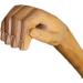 Hand-Carved Back Scratcher Nora - 50cm Curved Lime Wood Cherry Stained - Unique Gift for Relaxation - Buy Online on GoSupps.com