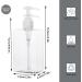 Suream 9.5oz Refillable Shampoo & Conditioner Bottles 3Pack - Clear Plastic Pump Dispensers for Shower - Ideal for Body Wash, Essential Oil, Liquid Lotion - 280ml Capacity - Buy Online on GoSupps.com