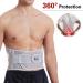 Gowhods Lumbar Support Belt with Removable Pad - Back Brace for Pain Relief | Herniated Disc Support | Unisex Waist Trimmer for Sports and Office - L/XL - Buy Online on GoSupps.com